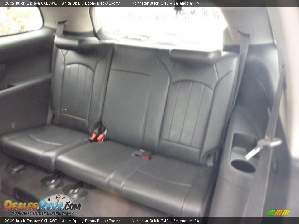 2009 Buick Enclave CXL AWD White Opal / Ebony Black/Ebony Photo #14