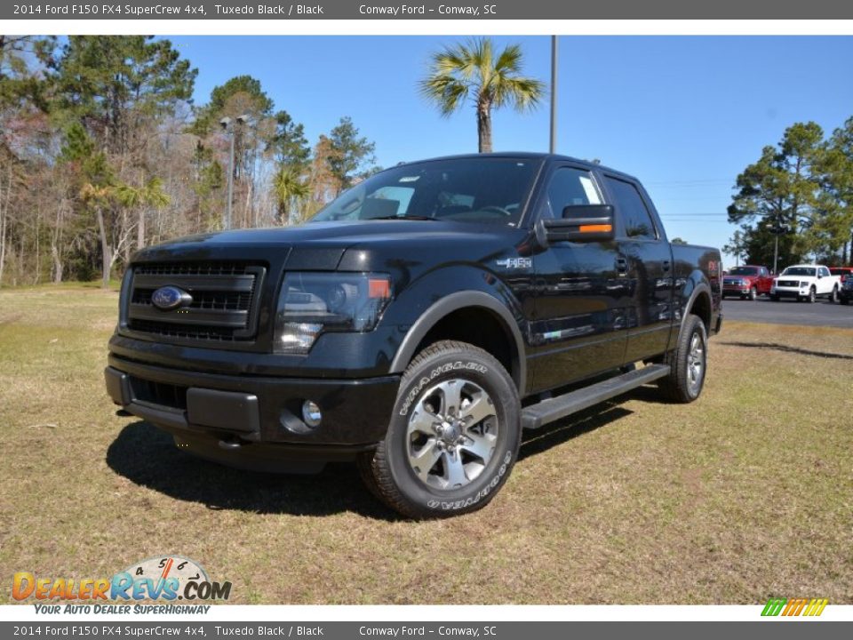 2014 Ford F150 FX4 SuperCrew 4x4 Tuxedo Black / Black Photo #1