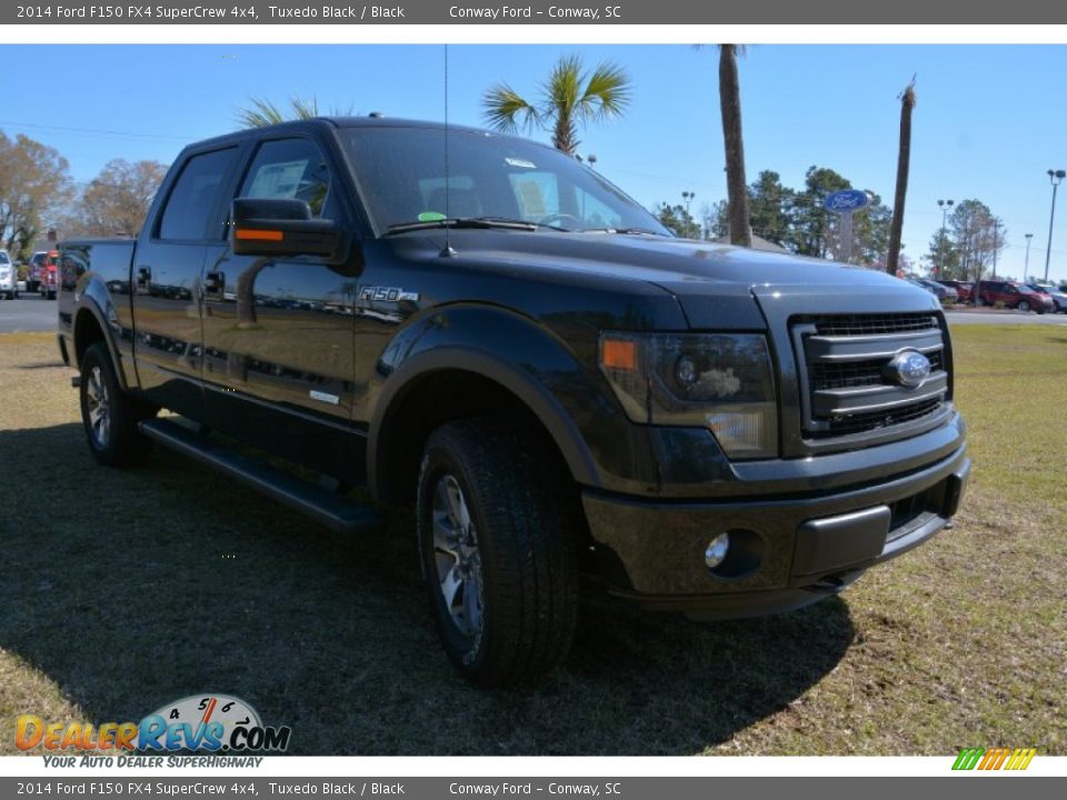 2014 Ford F150 FX4 SuperCrew 4x4 Tuxedo Black / Black Photo #3