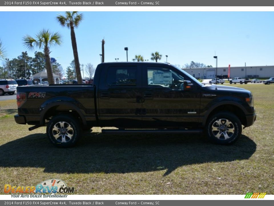 2014 Ford F150 FX4 SuperCrew 4x4 Tuxedo Black / Black Photo #4