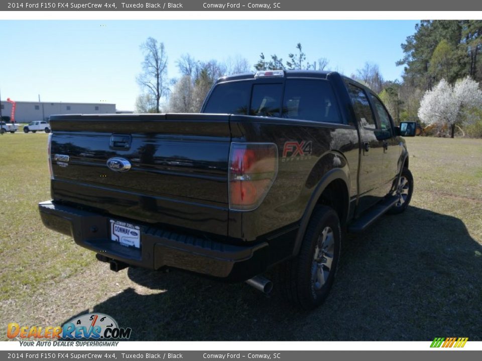 2014 Ford F150 FX4 SuperCrew 4x4 Tuxedo Black / Black Photo #6