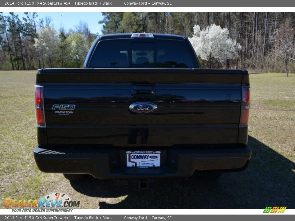 2014 Ford F150 FX4 SuperCrew 4x4 Tuxedo Black / Black Photo #7