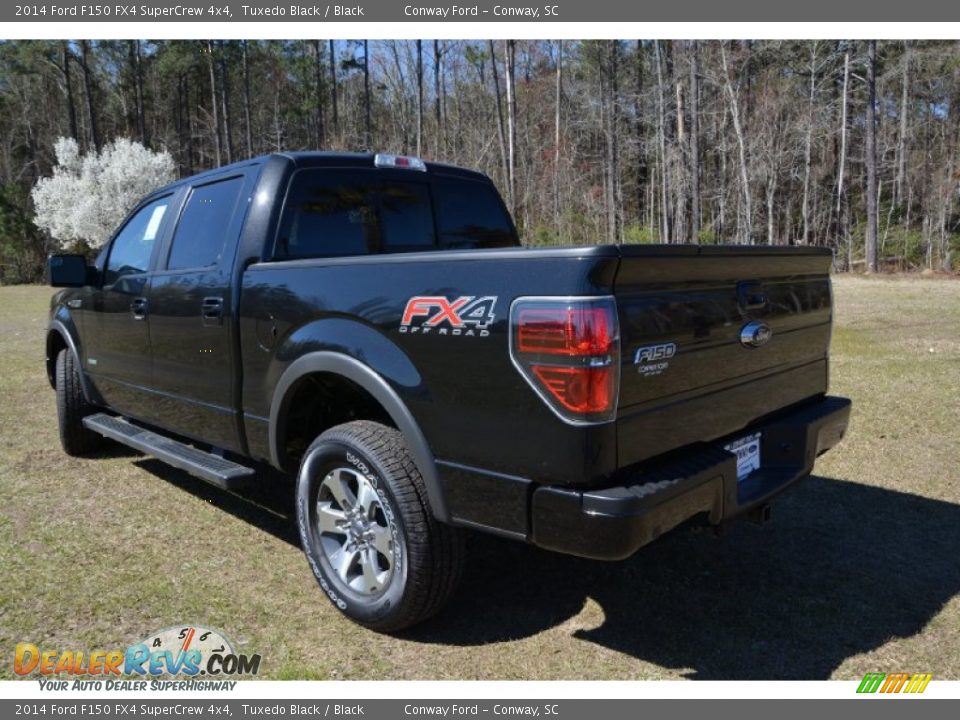 2014 Ford F150 FX4 SuperCrew 4x4 Tuxedo Black / Black Photo #8