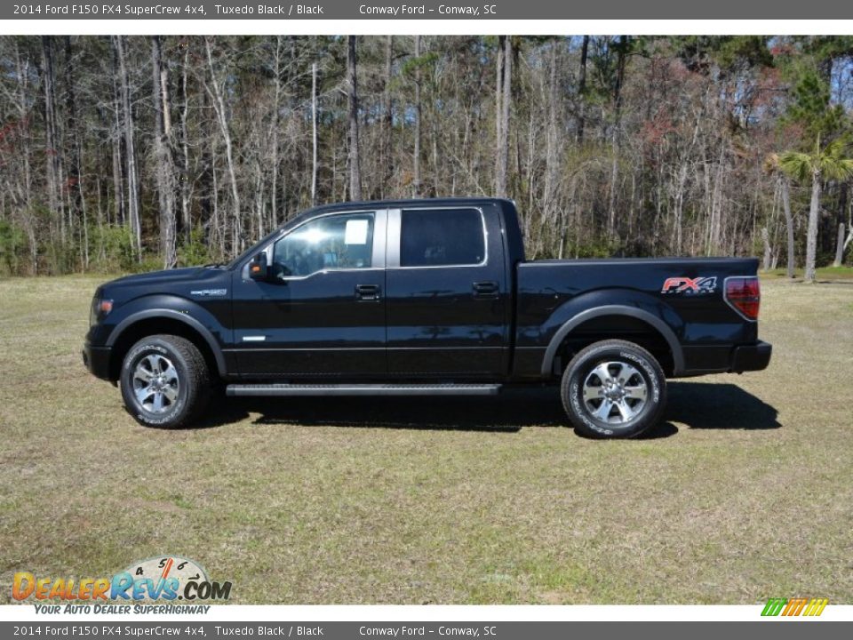 2014 Ford F150 FX4 SuperCrew 4x4 Tuxedo Black / Black Photo #9