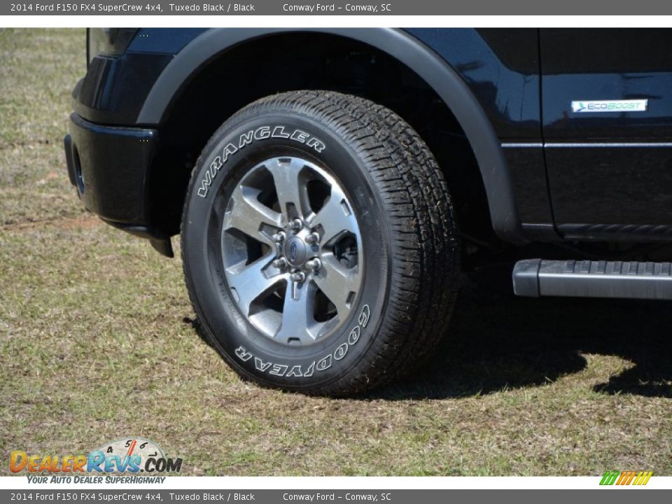 2014 Ford F150 FX4 SuperCrew 4x4 Tuxedo Black / Black Photo #10
