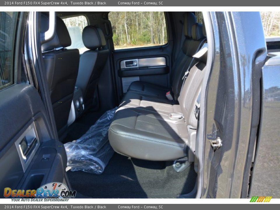 2014 Ford F150 FX4 SuperCrew 4x4 Tuxedo Black / Black Photo #12