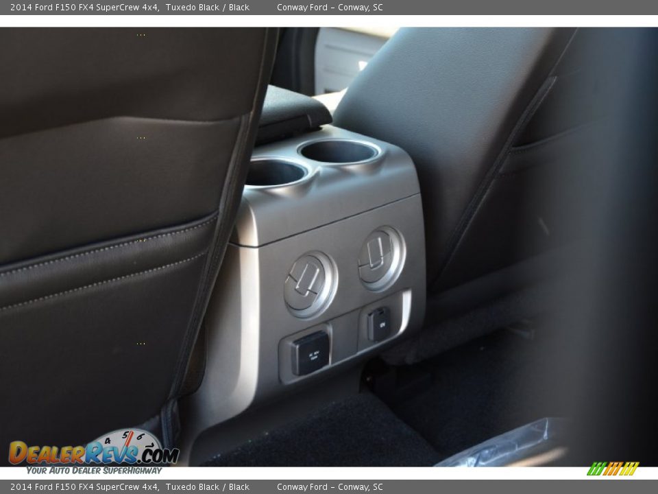 2014 Ford F150 FX4 SuperCrew 4x4 Tuxedo Black / Black Photo #13