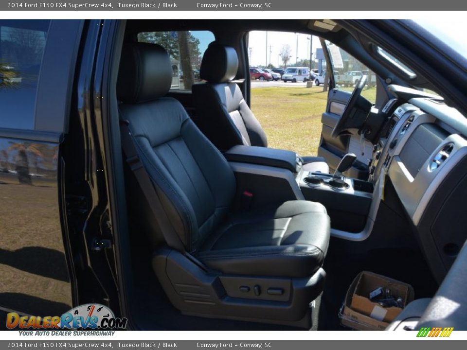 2014 Ford F150 FX4 SuperCrew 4x4 Tuxedo Black / Black Photo #17