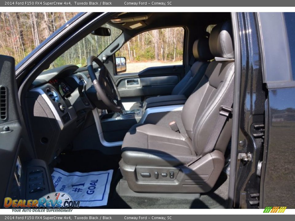 2014 Ford F150 FX4 SuperCrew 4x4 Tuxedo Black / Black Photo #19