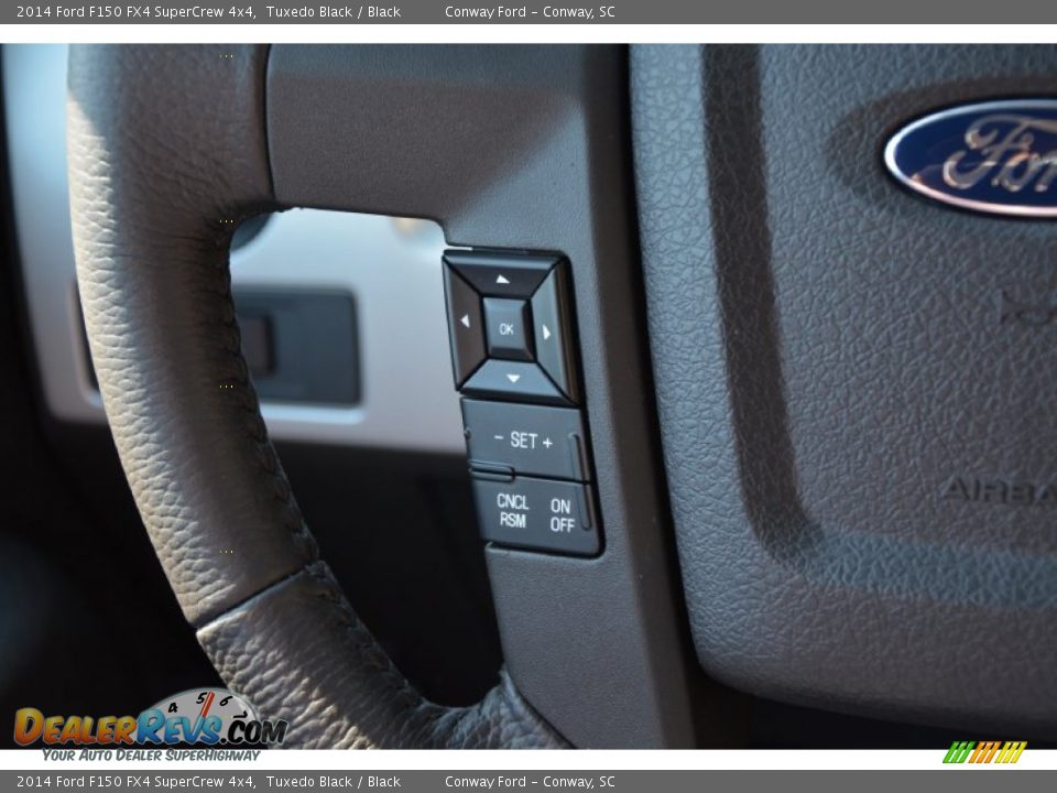 2014 Ford F150 FX4 SuperCrew 4x4 Tuxedo Black / Black Photo #25