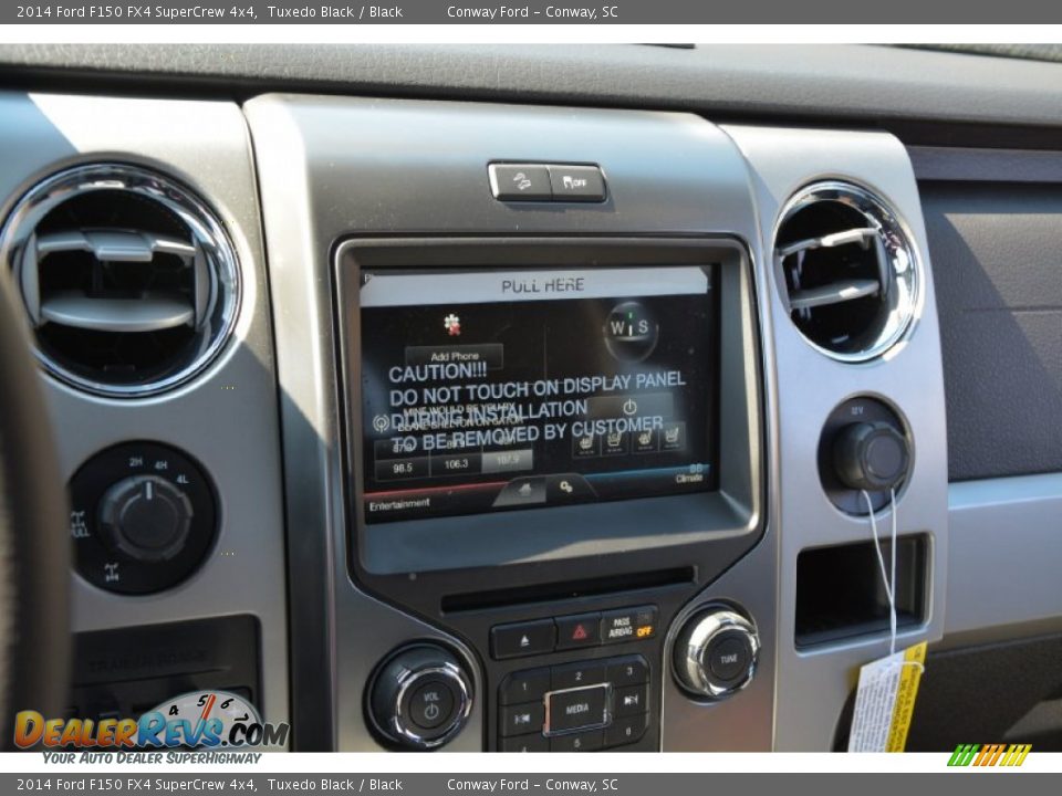 2014 Ford F150 FX4 SuperCrew 4x4 Tuxedo Black / Black Photo #27