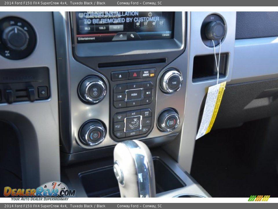 2014 Ford F150 FX4 SuperCrew 4x4 Tuxedo Black / Black Photo #28