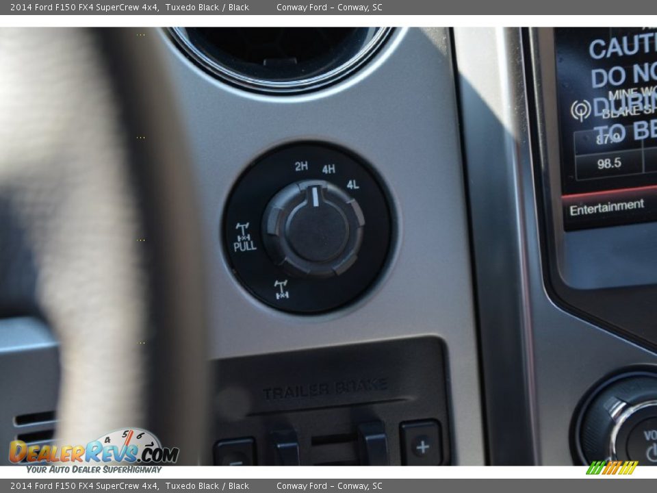 2014 Ford F150 FX4 SuperCrew 4x4 Tuxedo Black / Black Photo #30