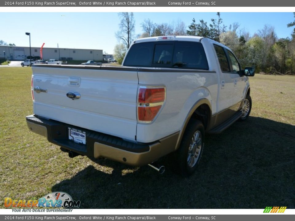 2014 Ford F150 King Ranch SuperCrew Oxford White / King Ranch Chaparral/Black Photo #5