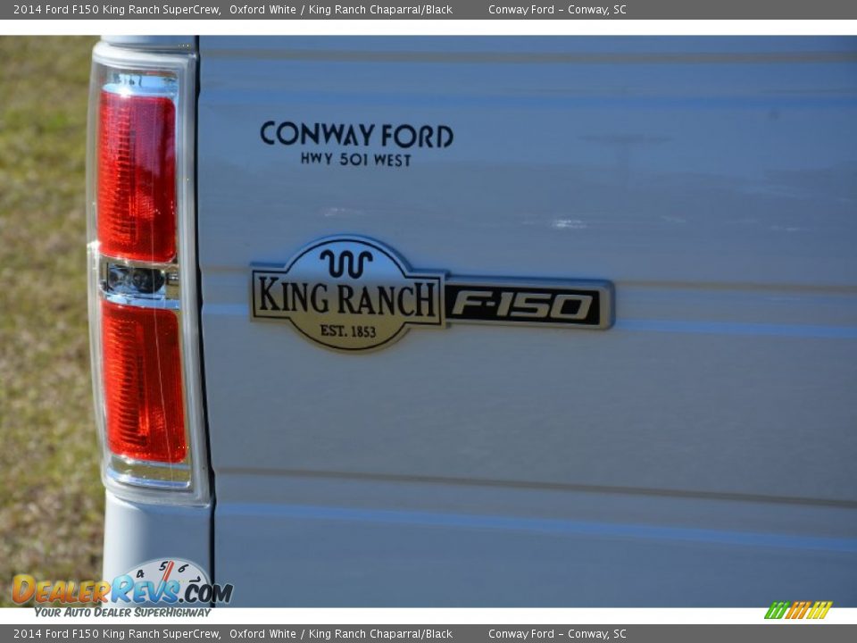2014 Ford F150 King Ranch SuperCrew Oxford White / King Ranch Chaparral/Black Photo #7