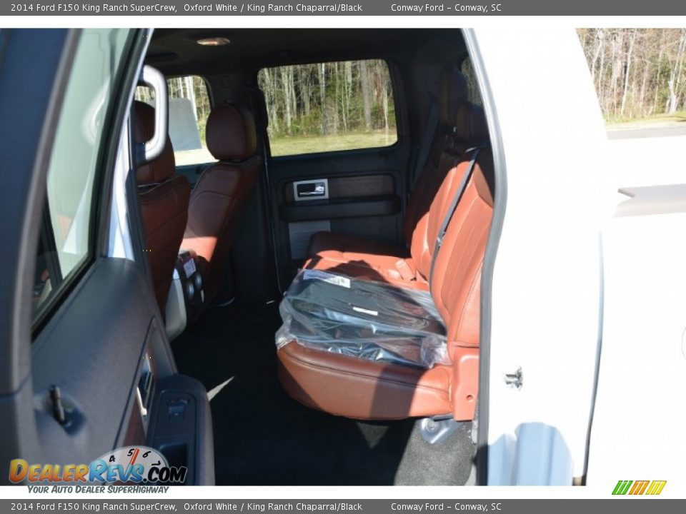 2014 Ford F150 King Ranch SuperCrew Oxford White / King Ranch Chaparral/Black Photo #12