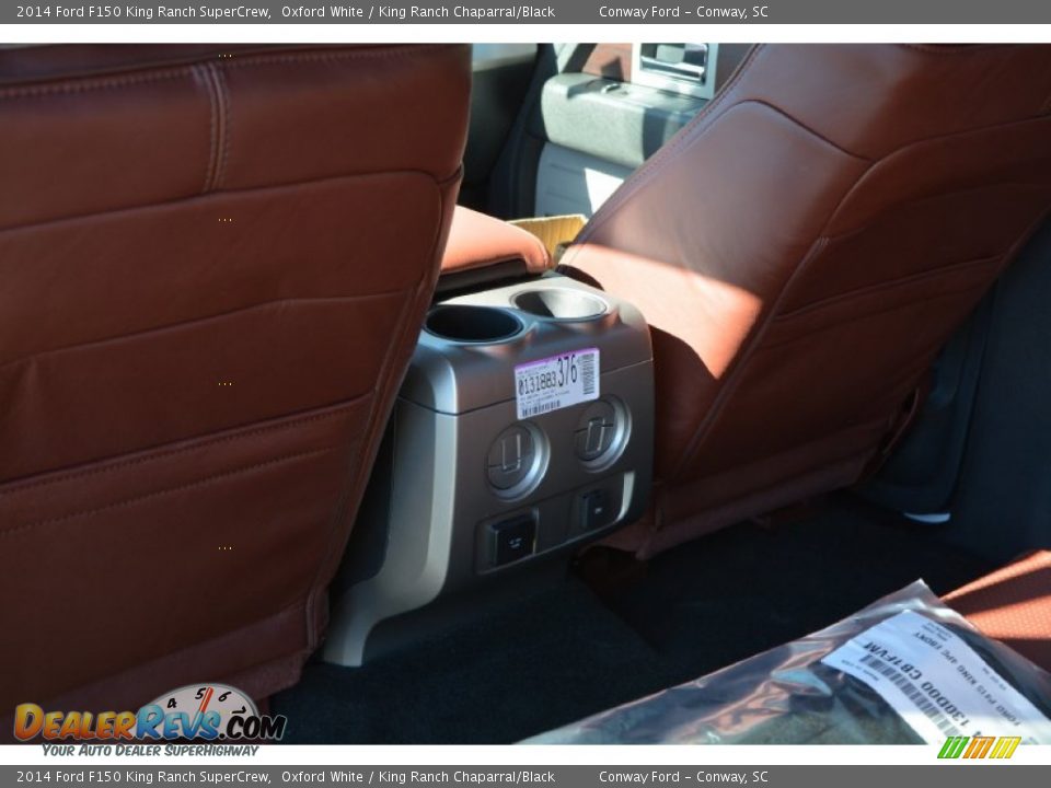 2014 Ford F150 King Ranch SuperCrew Oxford White / King Ranch Chaparral/Black Photo #13