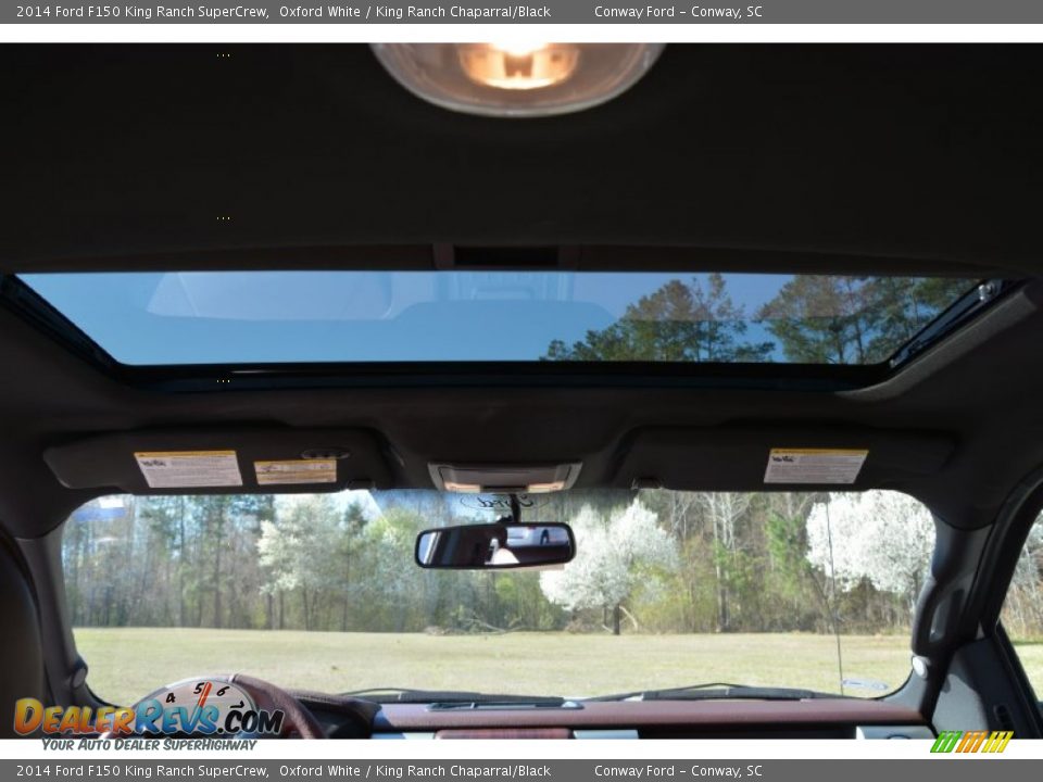 2014 Ford F150 King Ranch SuperCrew Oxford White / King Ranch Chaparral/Black Photo #14