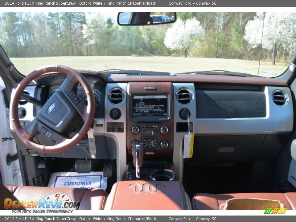 2014 Ford F150 King Ranch SuperCrew Oxford White / King Ranch Chaparral/Black Photo #15