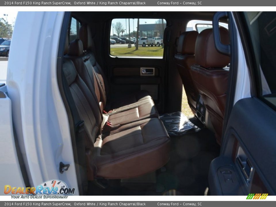 2014 Ford F150 King Ranch SuperCrew Oxford White / King Ranch Chaparral/Black Photo #16
