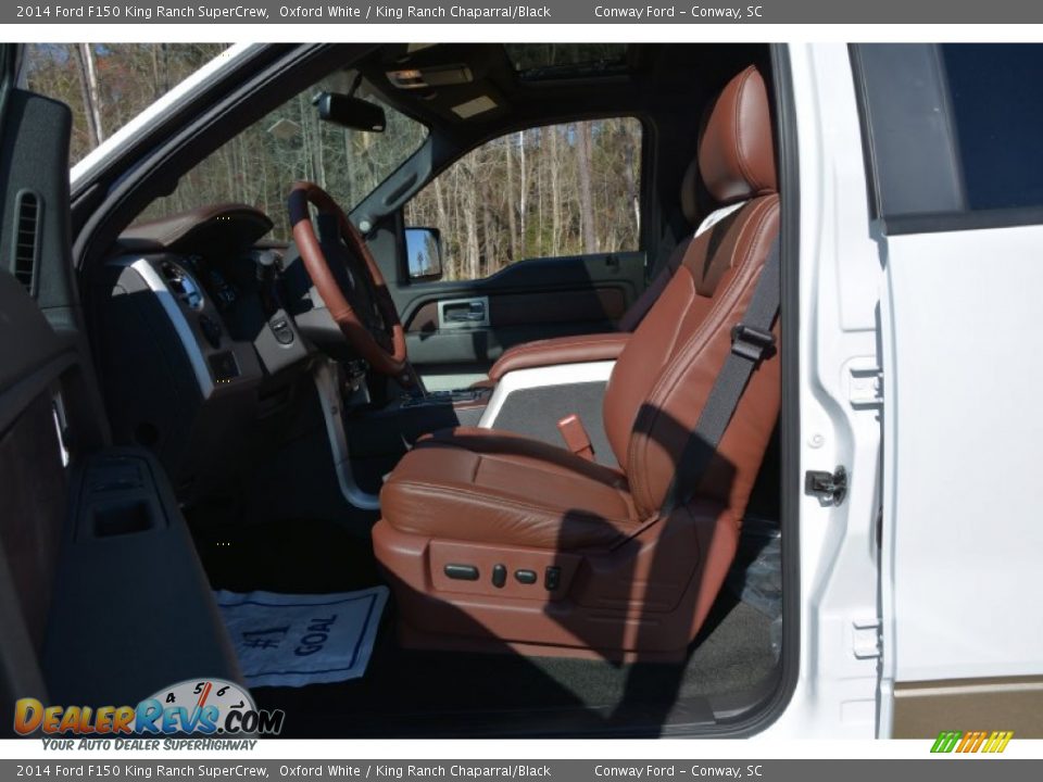 2014 Ford F150 King Ranch SuperCrew Oxford White / King Ranch Chaparral/Black Photo #19