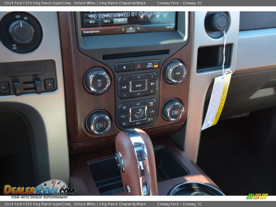 2014 Ford F150 King Ranch SuperCrew Oxford White / King Ranch Chaparral/Black Photo #27