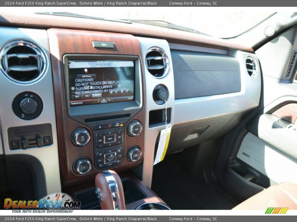 2014 Ford F150 King Ranch SuperCrew Oxford White / King Ranch Chaparral/Black Photo #28