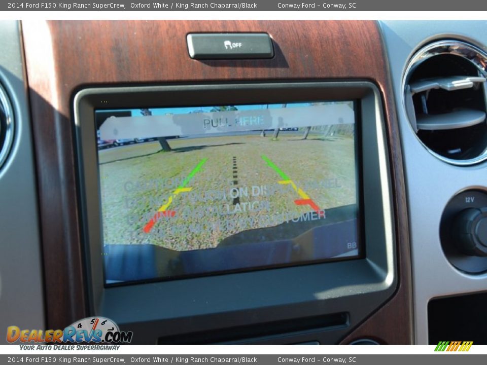 2014 Ford F150 King Ranch SuperCrew Oxford White / King Ranch Chaparral/Black Photo #29