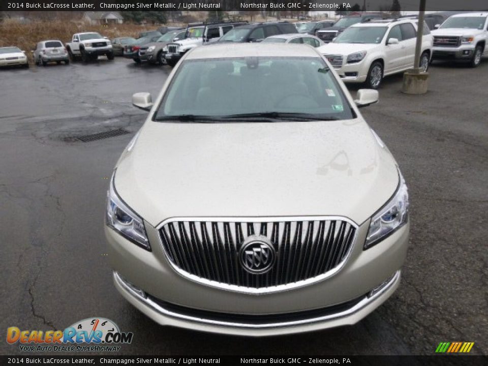 2014 Buick LaCrosse Leather Champagne Silver Metallic / Light Neutral Photo #2