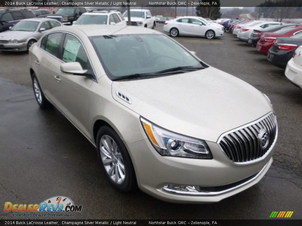 2014 Buick LaCrosse Leather Champagne Silver Metallic / Light Neutral Photo #3