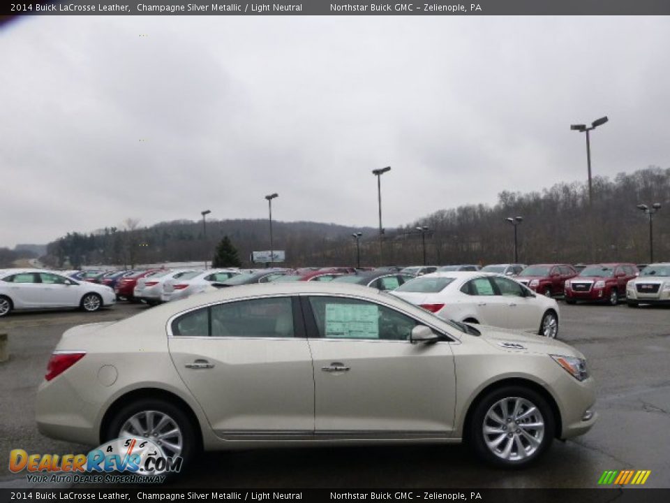2014 Buick LaCrosse Leather Champagne Silver Metallic / Light Neutral Photo #4
