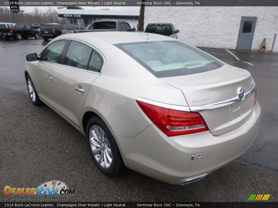 2014 Buick LaCrosse Leather Champagne Silver Metallic / Light Neutral Photo #7