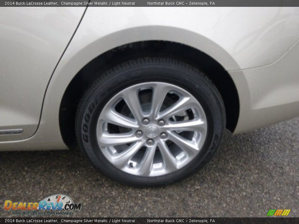 2014 Buick LaCrosse Leather Champagne Silver Metallic / Light Neutral Photo #9