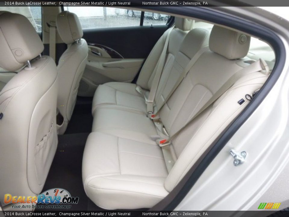 2014 Buick LaCrosse Leather Champagne Silver Metallic / Light Neutral Photo #12