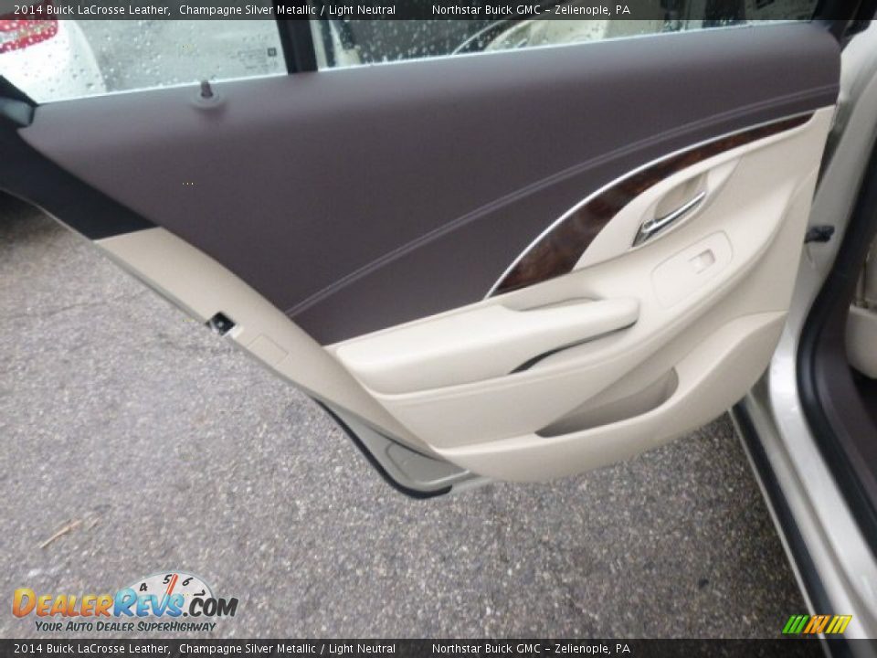 2014 Buick LaCrosse Leather Champagne Silver Metallic / Light Neutral Photo #13