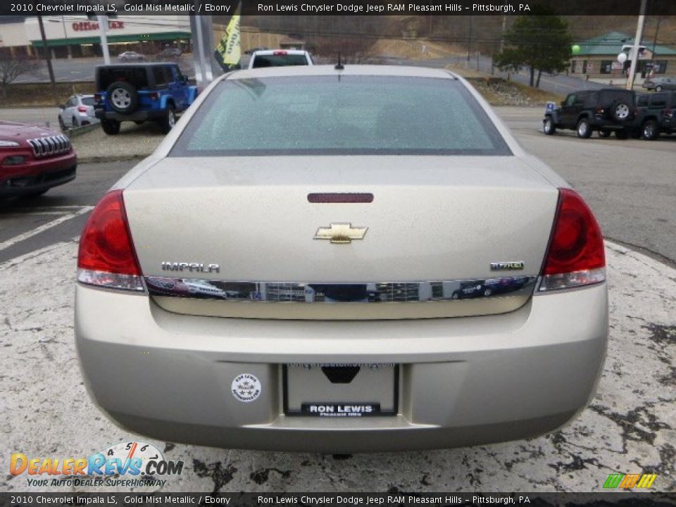 2010 Chevrolet Impala LS Gold Mist Metallic / Ebony Photo #4