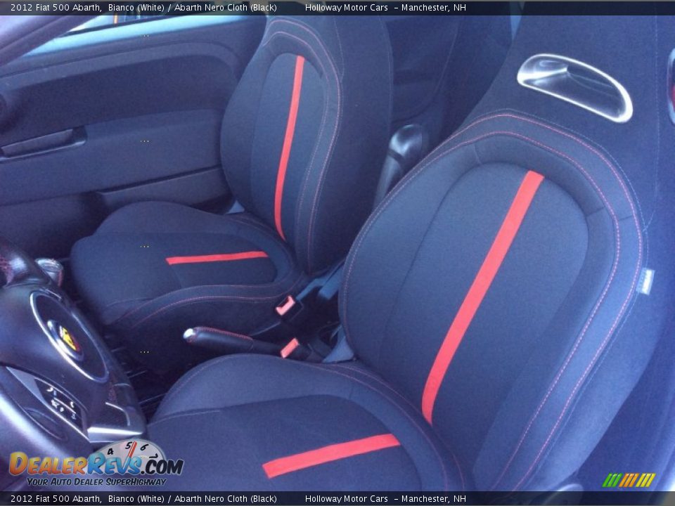 Front Seat of 2012 Fiat 500 Abarth Photo #5