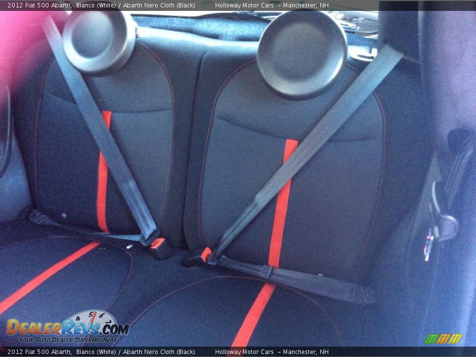 Rear Seat of 2012 Fiat 500 Abarth Photo #13