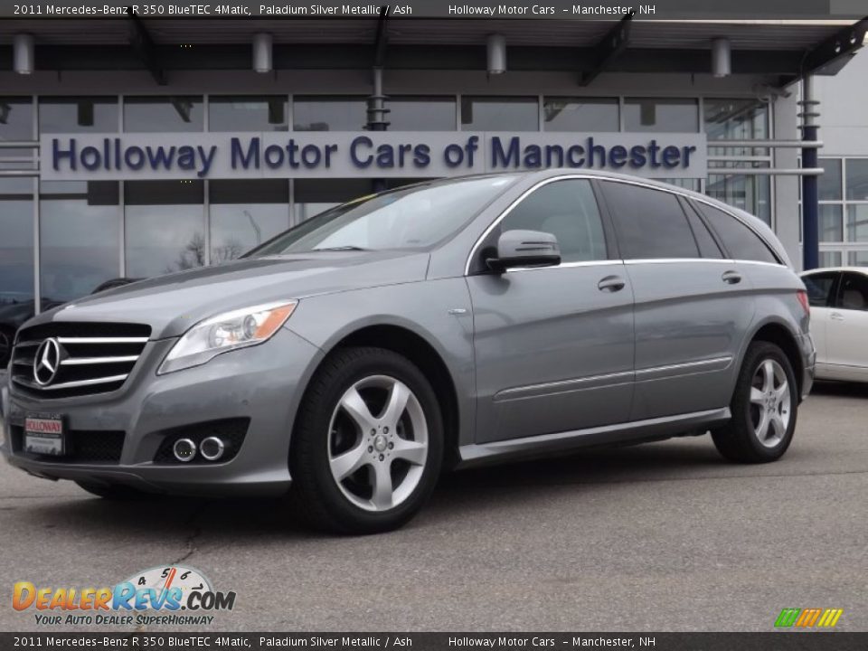 2011 Mercedes-Benz R 350 BlueTEC 4Matic Paladium Silver Metallic / Ash Photo #1