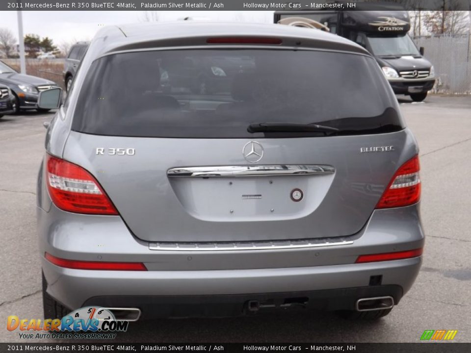 2011 Mercedes-Benz R 350 BlueTEC 4Matic Paladium Silver Metallic / Ash Photo #4