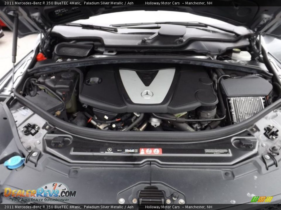 2011 Mercedes-Benz R 350 BlueTEC 4Matic Paladium Silver Metallic / Ash Photo #19