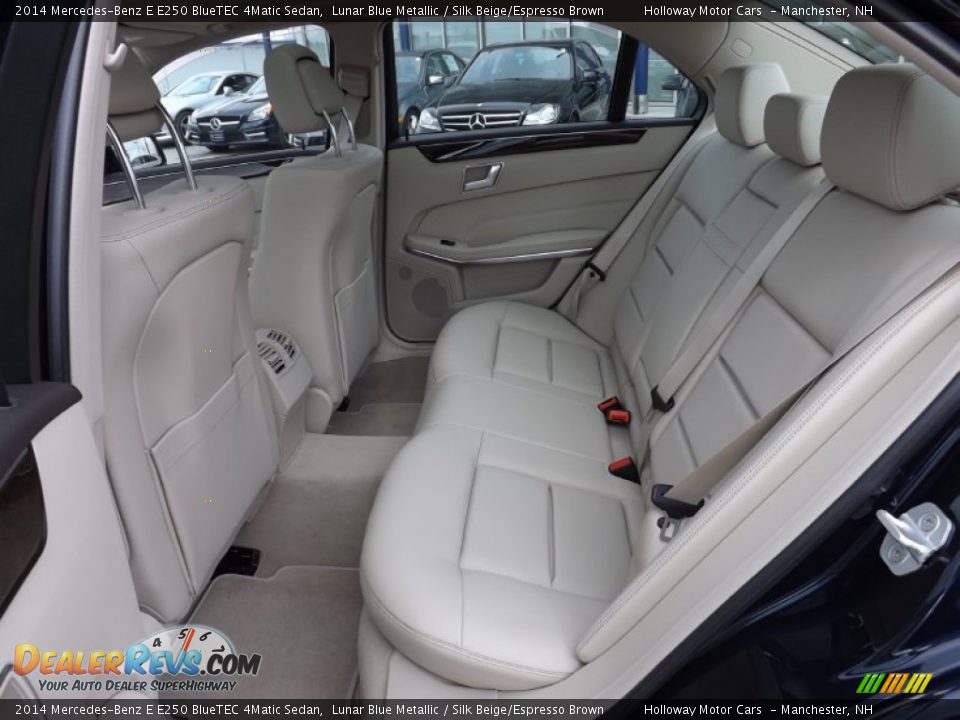 Rear Seat of 2014 Mercedes-Benz E E250 BlueTEC 4Matic Sedan Photo #9