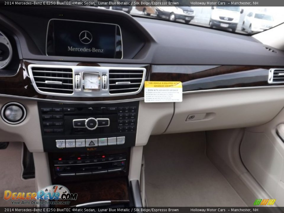 2014 Mercedes-Benz E E250 BlueTEC 4Matic Sedan Lunar Blue Metallic / Silk Beige/Espresso Brown Photo #11