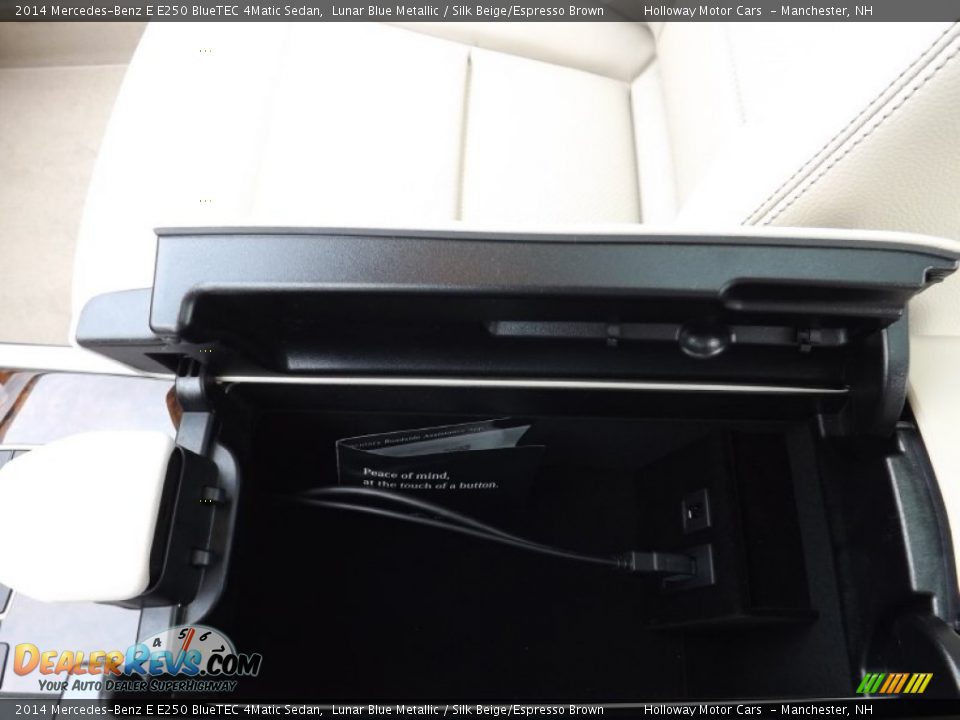 2014 Mercedes-Benz E E250 BlueTEC 4Matic Sedan Lunar Blue Metallic / Silk Beige/Espresso Brown Photo #14