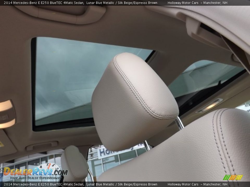 2014 Mercedes-Benz E E250 BlueTEC 4Matic Sedan Lunar Blue Metallic / Silk Beige/Espresso Brown Photo #15