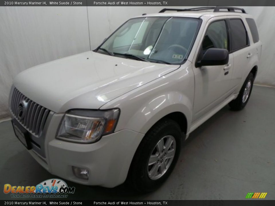 2010 Mercury Mariner I4 White Suede / Stone Photo #3