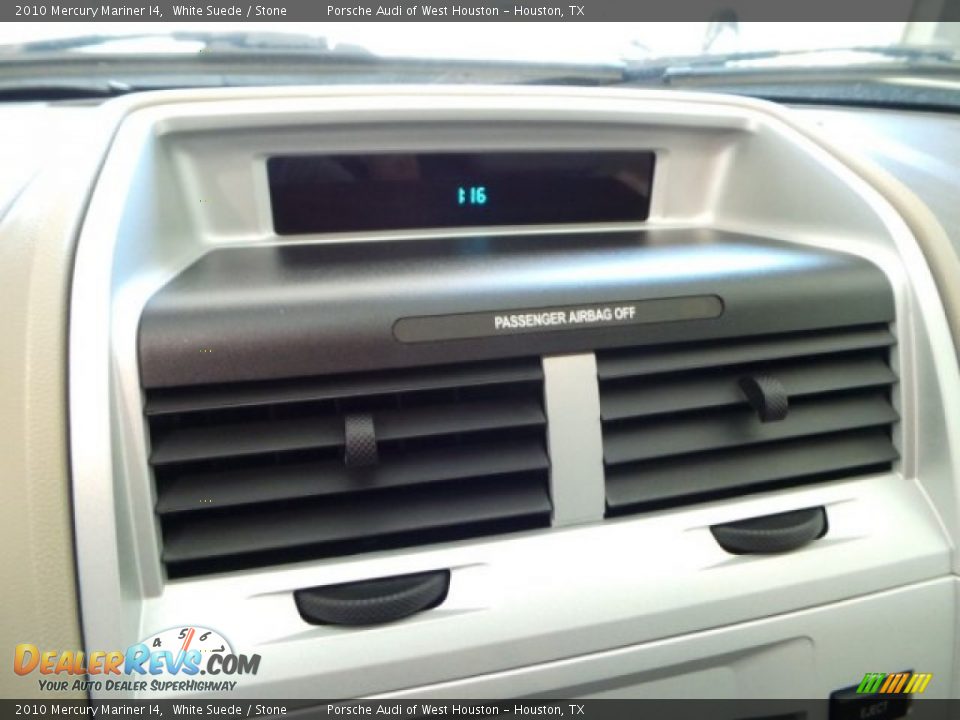 2010 Mercury Mariner I4 White Suede / Stone Photo #20