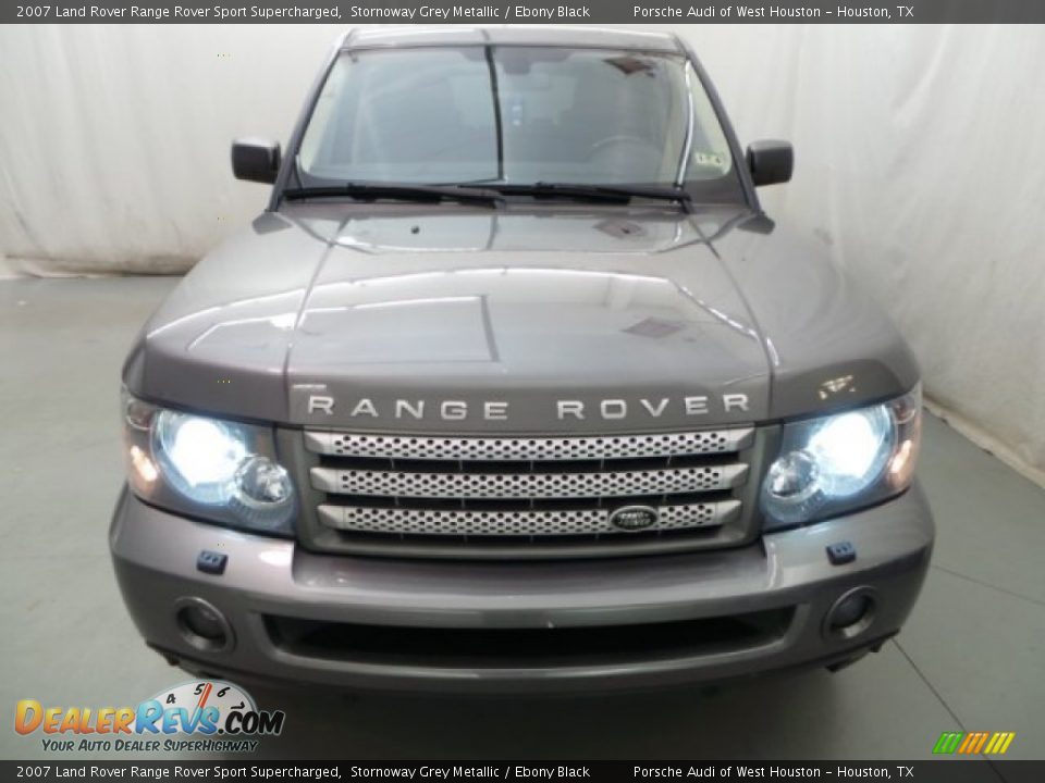 2007 Land Rover Range Rover Sport Supercharged Stornoway Grey Metallic / Ebony Black Photo #2