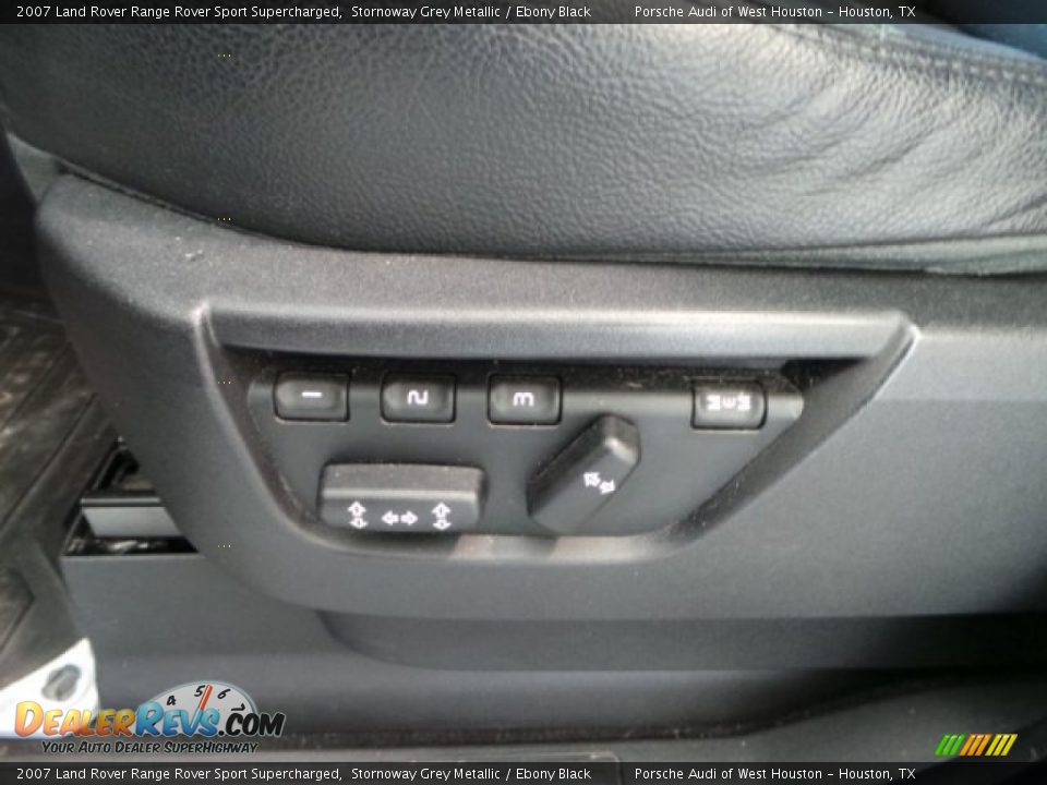 2007 Land Rover Range Rover Sport Supercharged Stornoway Grey Metallic / Ebony Black Photo #16