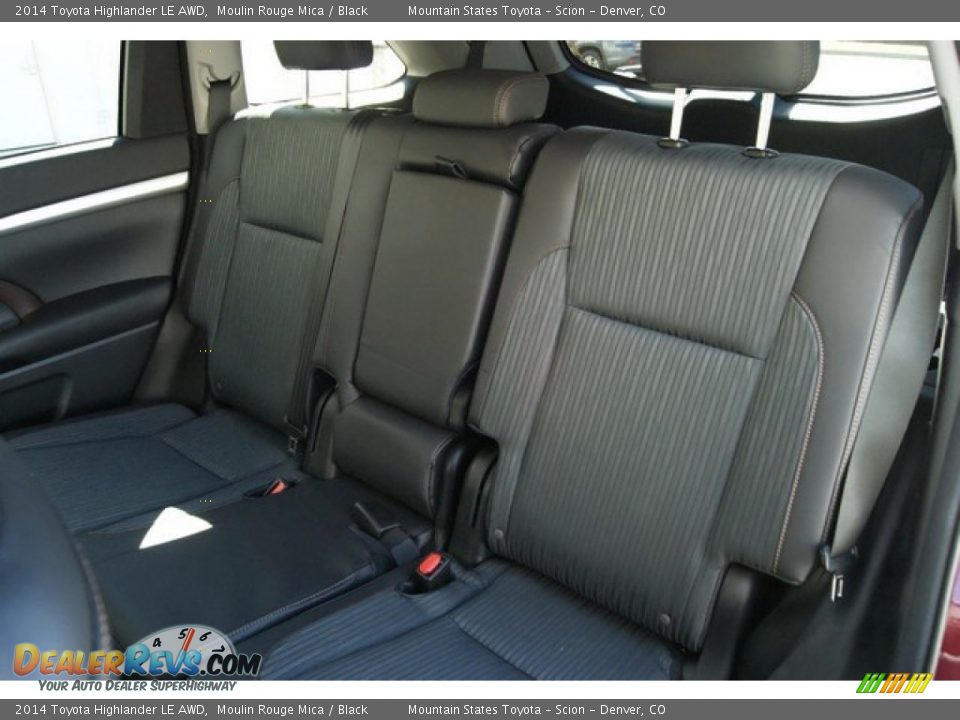 Rear Seat of 2014 Toyota Highlander LE AWD Photo #7